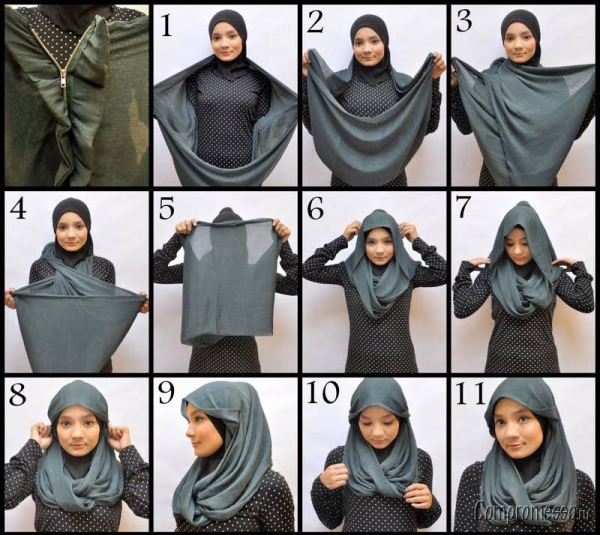 Как завязывать хиджаб