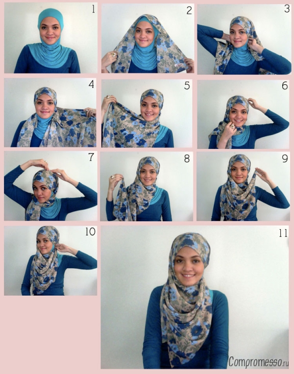 Как завязывать хиджаб